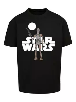 Футболка F4Nt4Stic STAR WARS THE MANDALORIAN IG 11 ACTION FIGURE, черный
