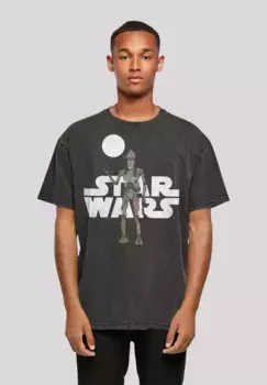 Футболка F4NT4STIC "Star Wars The Mandalorian IG 11 Action Fig", премиум качество, черный