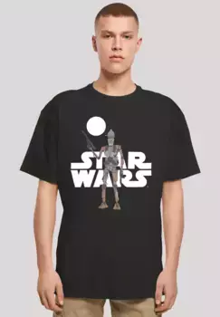 Футболка F4NT4STIC "Star Wars The Mandalorian IG 11 Action Fig", премиум качество, черный