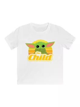 Футболка F4NT4STIC Star Wars The Mandalorian The Child Retro, белый