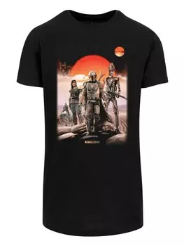 Футболка F4NT4STIC Star Wars The Mandalorian Warriors, черный