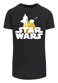 Футболка F4NT4STIC Star Wars The Mandalorian ZZZ, черный
