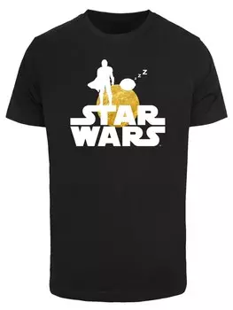 Футболка F4Nt4Stic STAR WARS THE MANDALORIAN ZZZ, черный
