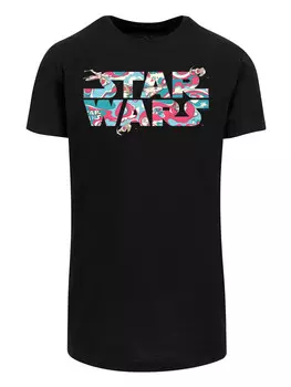 Футболка F4NT4STIC Star Wars Wavy Ship Logo, черный