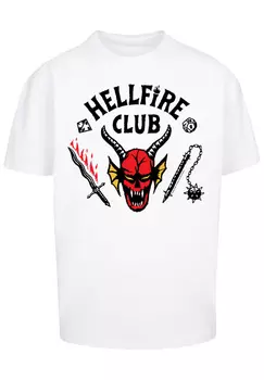 Футболка F4NT4STIC Stranger Things Hellfire Club Netflix TV Series, белый