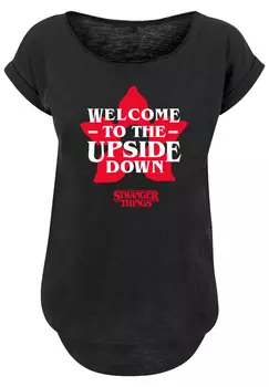 Футболка F4NT4STIC Stranger Things Upside Down Dreams Netflix TV Series, черный