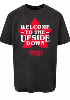 Футболка F4NT4STIC Stranger Things Upside Down Dreams Netflix TV Series, черный