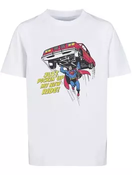 Футболка F4NT4STIC Superman New Ride, белый