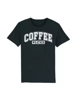 Футболка F4NT4STIC T-Shirt Coffee Weather Winter Holiday Weihnachten, черный