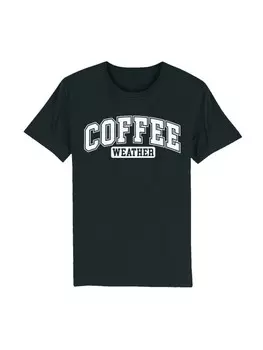 Футболка F4NT4STIC T-Shirt Coffee Weather Winter Holiday Weihnachts, черный
