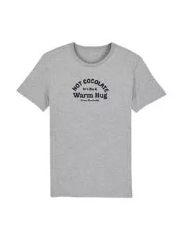 Футболка F4NT4STIC T-Shirt Cozy Hot Cocoa Warm Hug Winter Vibes, пятнистый серый