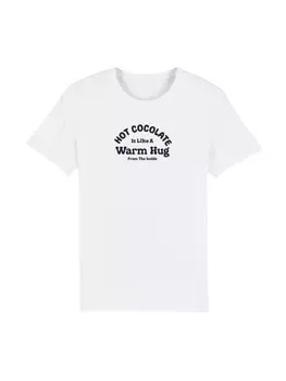 Футболка F4NT4STIC T-Shirt Cozy Hot Cocoa Warm Hug Winter Vibes, белый