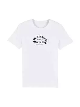 Футболка F4NT4STIC T-Shirt Cozy Hot Cocoa Warm Hug Winter Vibes, белый