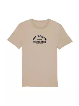 Футболка F4NT4STIC T-Shirt Cozy Hot Cocoa Warm Hug Winter Vibes, цвет desert dust