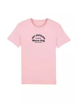 Футболка F4NT4STIC T-Shirt Cozy Hot Cocoa Warm Hug Winter Vibes, цвет cotton pink