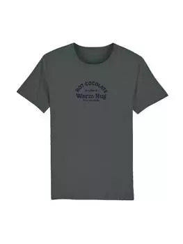Футболка F4NT4STIC T-Shirt Cozy Hot Cocoa Warm Hug Winter Vibes, антрацит