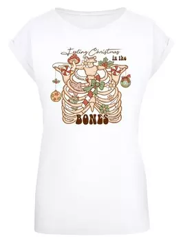 Футболка F4NT4STIC T-Shirt Feeling Weihnachten, цвет the boneswei