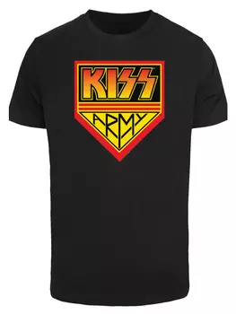 Футболка F4NT4STIC T-Shirt Kiss Army Logo, черный