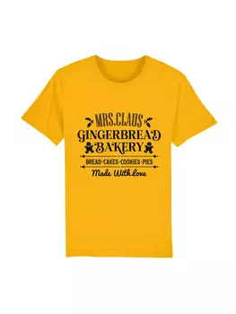 Футболка F4NT4STIC T-Shirt Santas Gingerbread Bakery Weihnachten, цвет spectra yellow