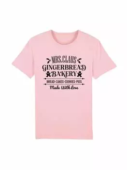 Футболка F4NT4STIC T-Shirt Santas Gingerbread Bakery Weihnachten, цвет cotton pink