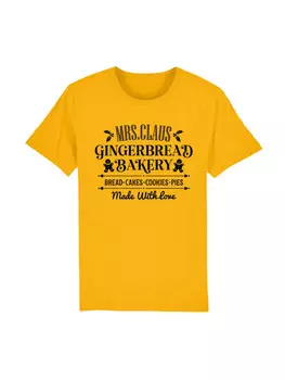 Футболка F4NT4STIC T-Shirt Santas Gingerbread Bakery Weihnachten, цвет spectra yellow