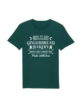 Футболка F4NT4STIC T-Shirt Santas Gingerbread Bakery Weihnachten, цвет glazed green
