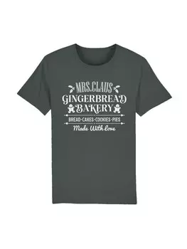 Футболка F4NT4STIC T-Shirt Santas Gingerbread Bakery Weihnachten, антрацит