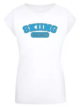 Футболка F4NT4STIC T-Shirt Skiing Season Winter Sport, белый