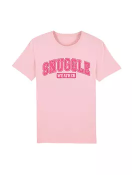 Футболка F4NT4STIC T-Shirt Snuggle Weather Cozy Winter Holiday, цвет cotton pink