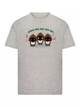 Футболка F4NT4STIC T-Shirt Star Wars Jawa-Wa-Wa, пятнистый серый