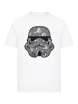 Футболка F4NT4STIC T-Shirt Star Wars Trooper XMAS, белый