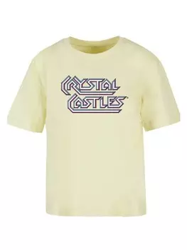 Футболка F4NT4STIC Tee Atari Crystal Castles Retro Gaming, цвет softyellow