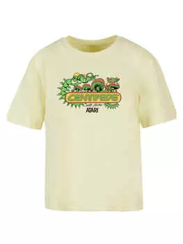 Футболка F4NT4STIC Tee Centipede Atari Retro Gaming Art, цвет softyellow