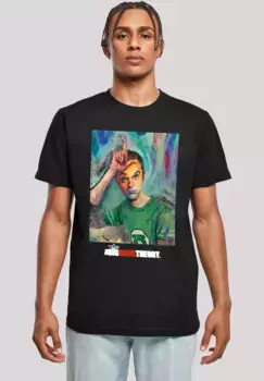 Футболка F4NT4STIC "Теория большого взрыва, сериал Шелдон неудачник", мужская, товары премиум-класса, стандартного кроя, базовая модель, с принтом, черный
