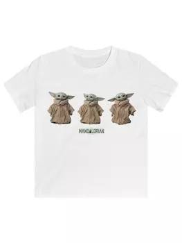 Футболка F4Nt4Stic The Mandalorian Baby Yoda, белый