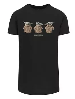 Футболка F4Nt4Stic THE MANDALORIAN BABY YODA, черный