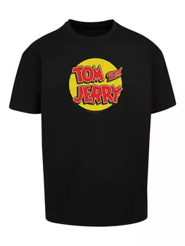 Футболка F4NT4STIC Tom And Jerry Circle Logo, черный