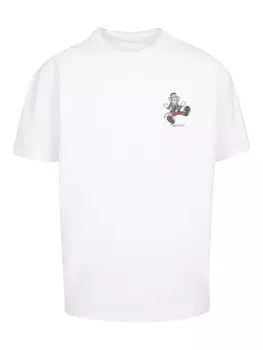 Футболка F4NT4STIC Tom And Jerry Pocket Frankenstein Tom, белый