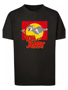 Футболка F4NT4STIC Tom and Jerry TV Serie Chase Scene, черный