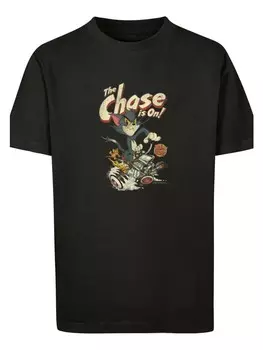 Футболка F4NT4STIC Tom and Jerry TV Serie The Chase Is On, черный