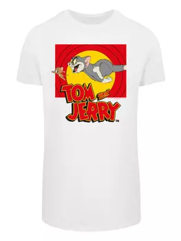Футболка F4NT4STIC Tom and Jerry TV Serie Chase Scene, белый