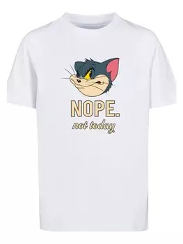 Футболка F4NT4STIC Tom and Jerry TV Serie Nope Not Today, белый