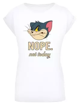 Футболка F4NT4STIC Tom and Jerry TV Serie Nope Not Today, белый