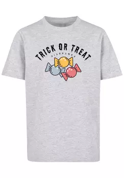 Футболка F4NT4STIC Trick Or Treat Halloween, цвет grau meliert