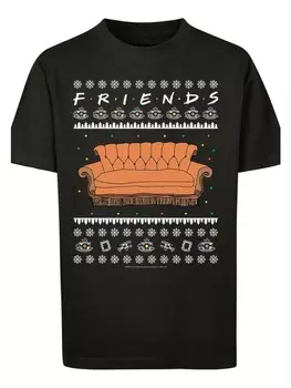 Футболка F4NT4STIC TV Serie FRIENDS Fair Isle Couch, черный