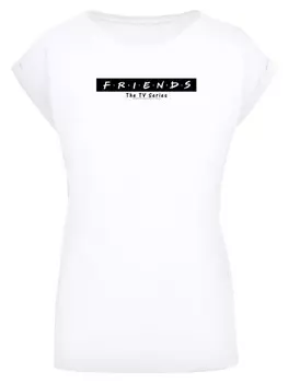 Футболка F4NT4STIC TV Serie FRIENDS Logo Block, белый