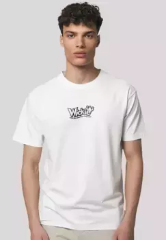 Футболка F4NT4STIC "Wickie and the Strong Men LOGO", премиум качество, мультфильм, сериал, белый