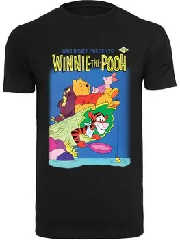 Футболка F4Nt4Stic Winnie The Pooh Poster, черный