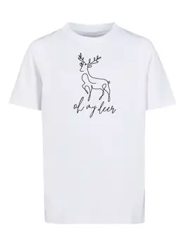 Футболка F4Nt4Stic WINTER CHRISTMAS DEER, белый