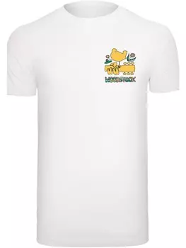 Футболка F4NT4STIC Woodstock Brust Logo, белый